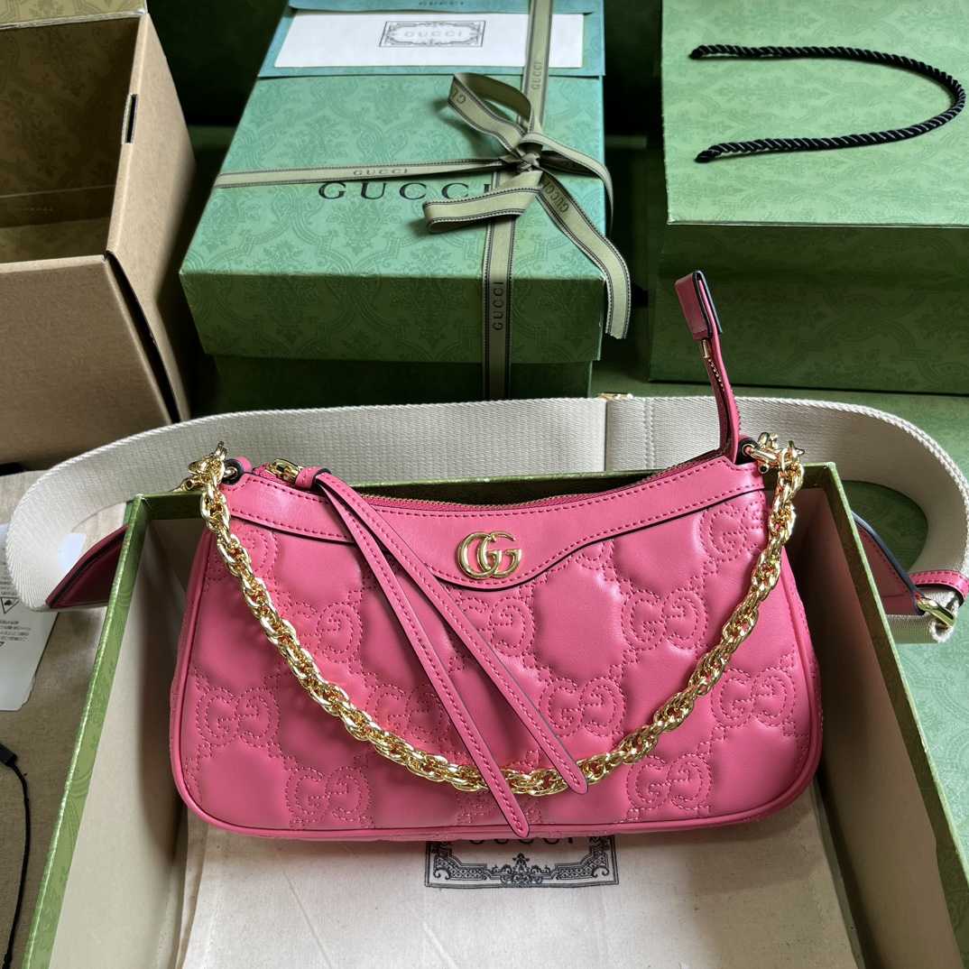 Gucci GG Matelassé Handbag(25-15-8cm) - everydesigner