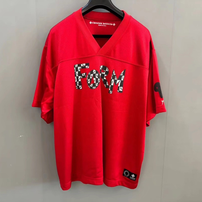 Chrome Heart Form Matty Football Short Sleeve Jersey - everydesigner