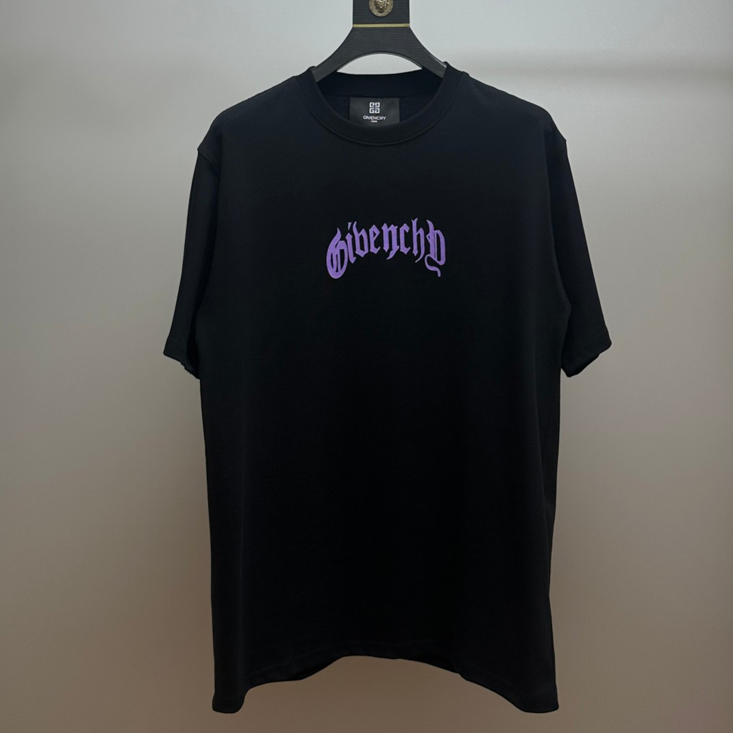 Givenchy Boxy Fit T-shirt In Cotton With Reflective Artwork - everydesigner