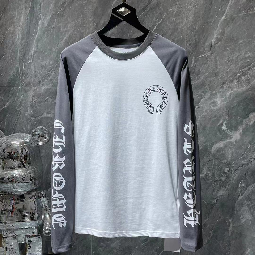 Chrome Heart Logo Long Sleeve Tee - everydesigner