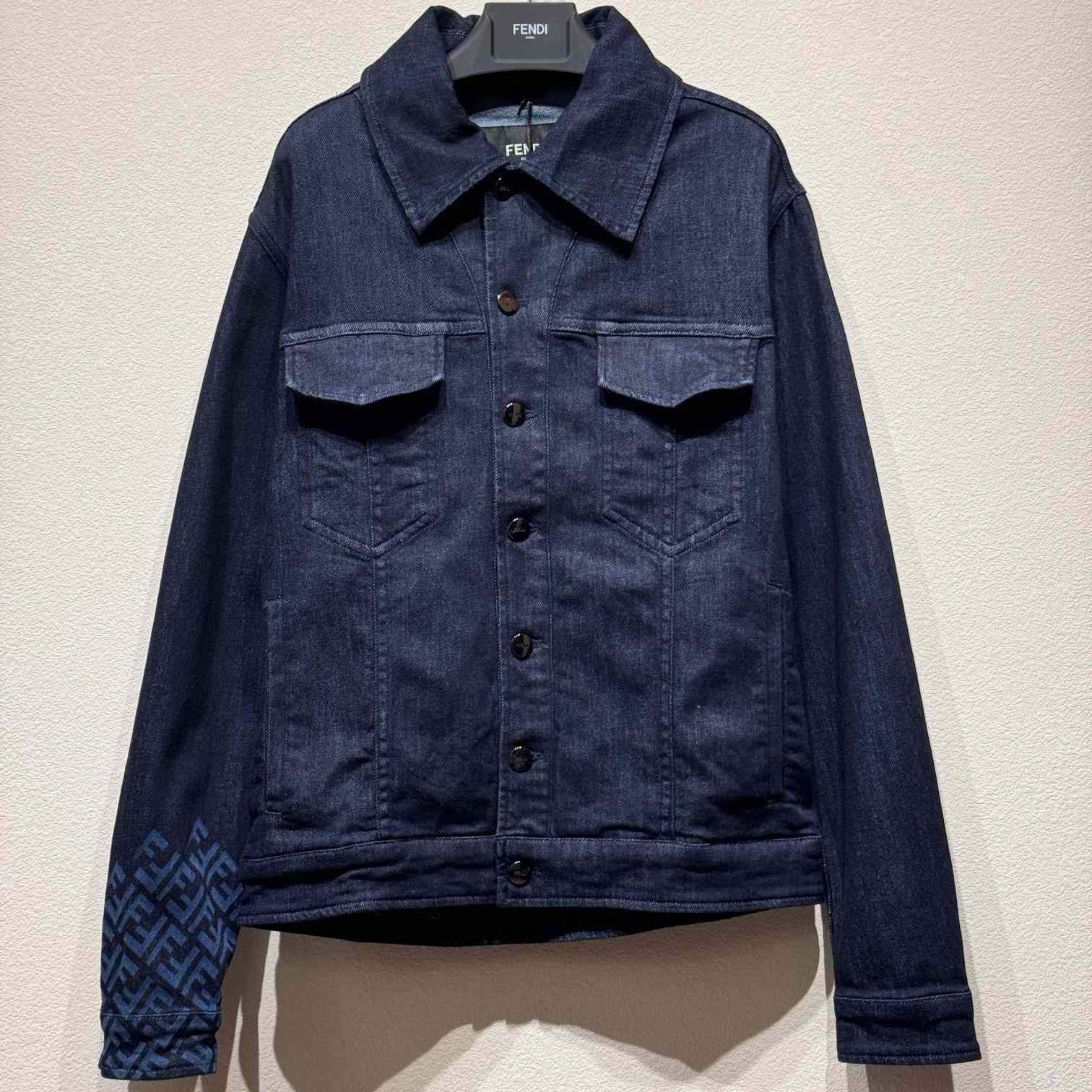 Fendi Blue Denim Jacket - everydesigner