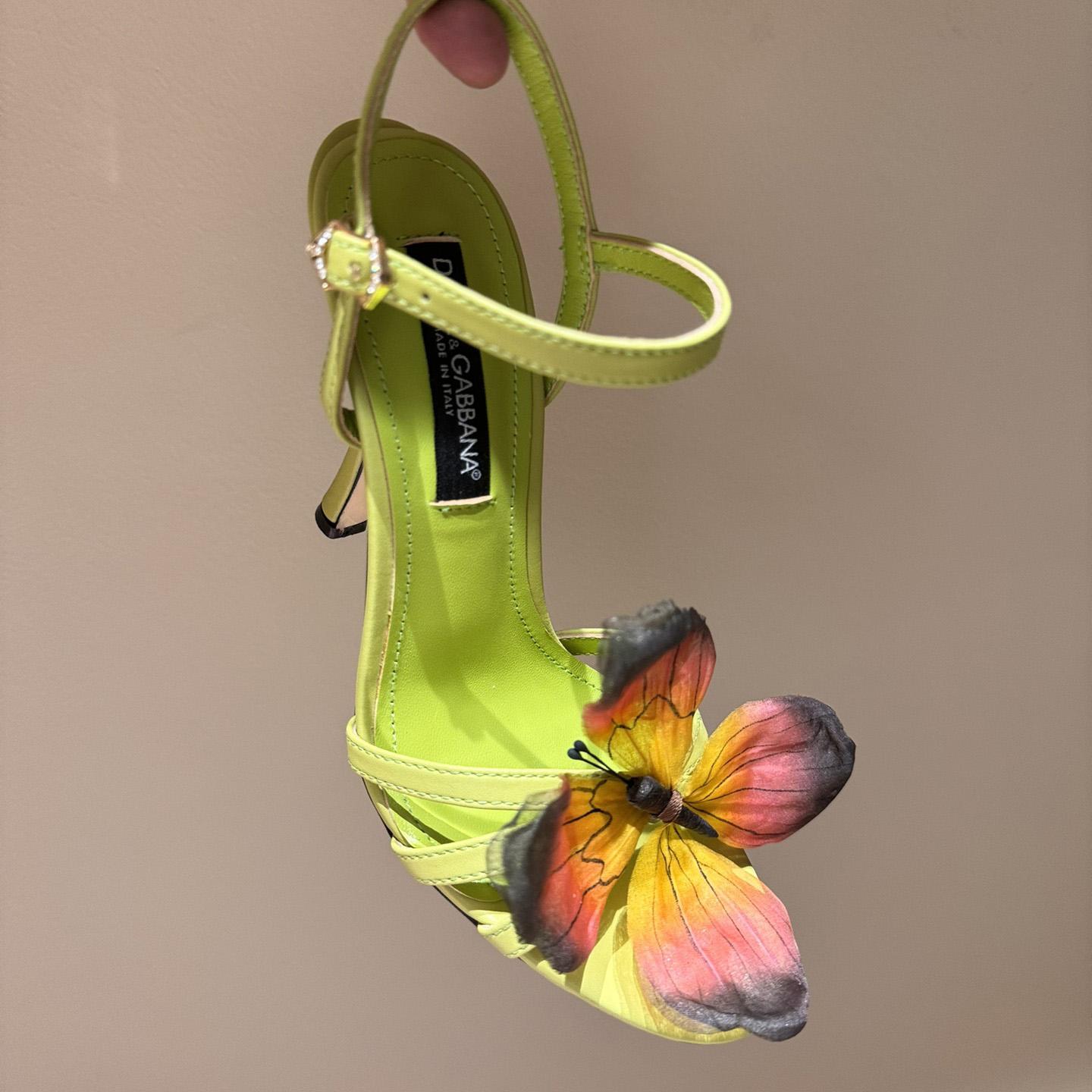 Dolce & Gabbana Butterfly Appliqué Sandals - everydesigner