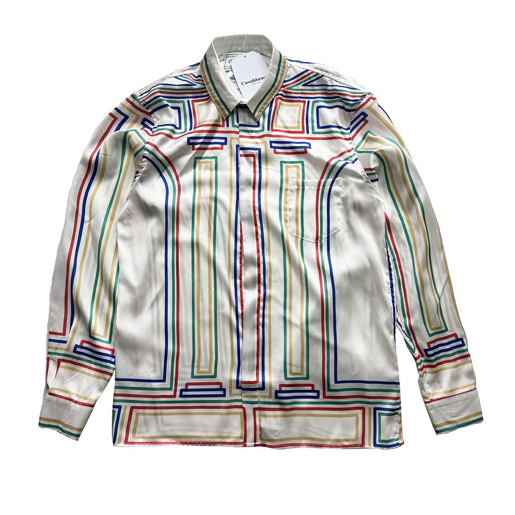 Casablanca Le Temple Du Sport silk shirt - everydesigner