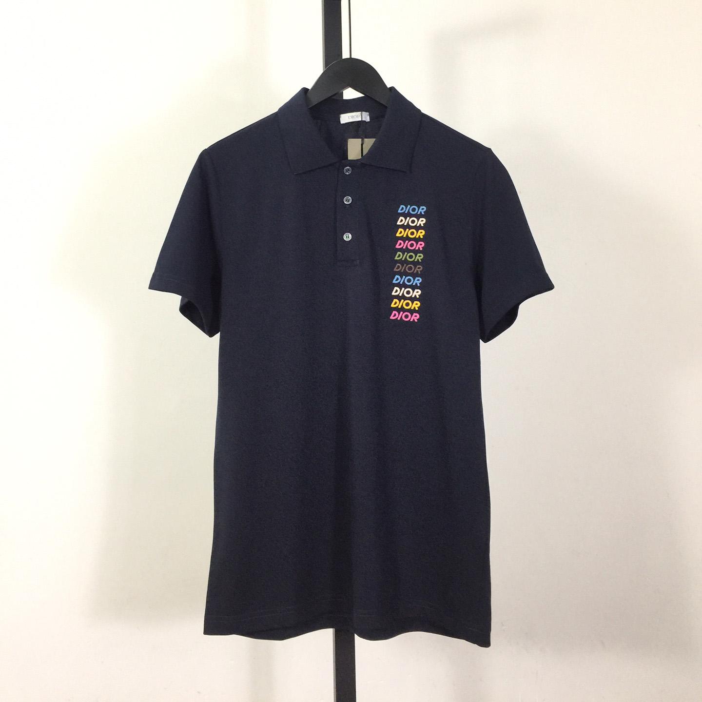 Louis Vuitton Short-Sleeved Cotton Polo   - everydesigner