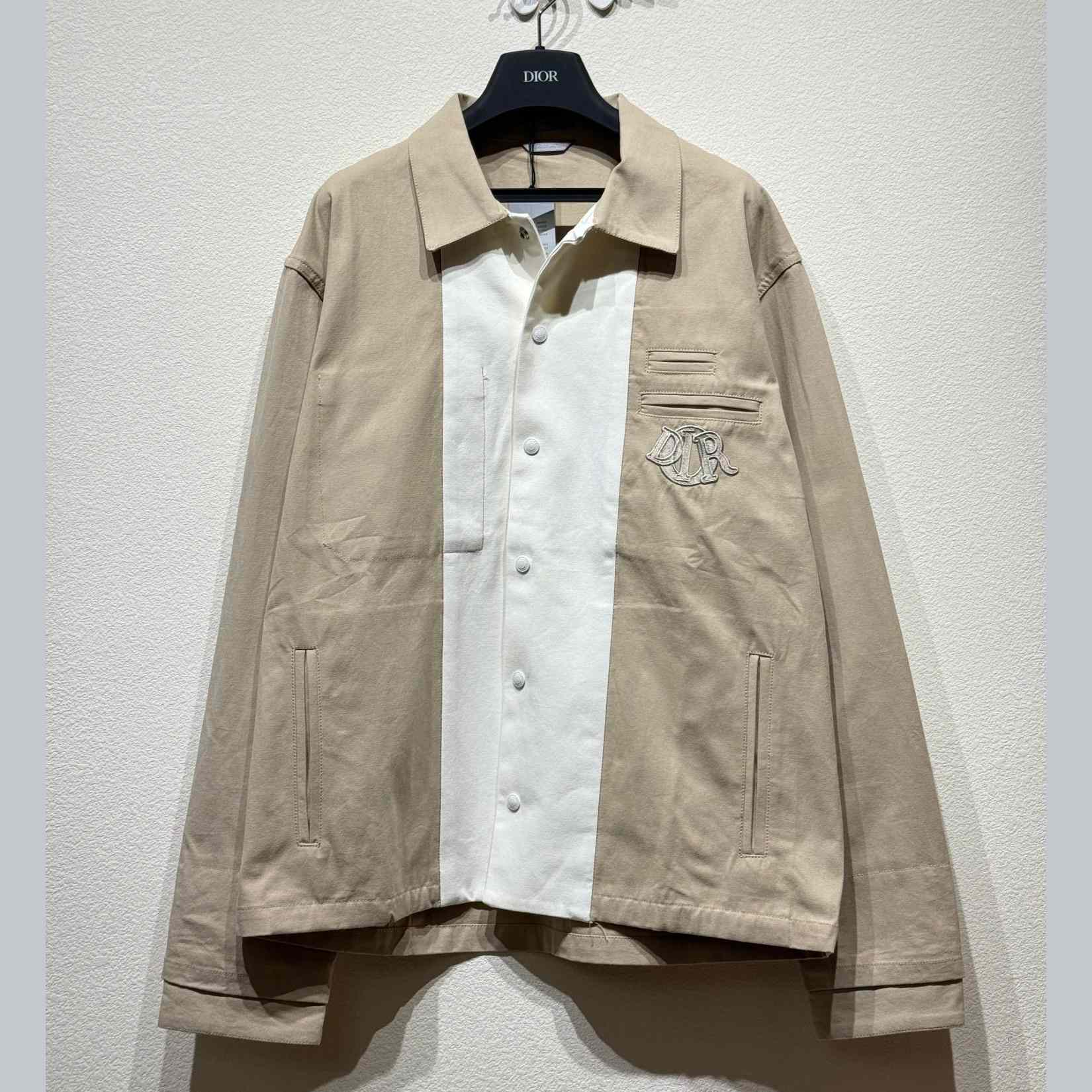 Dior Coach Jacket Beige Cotton Denim - everydesigner