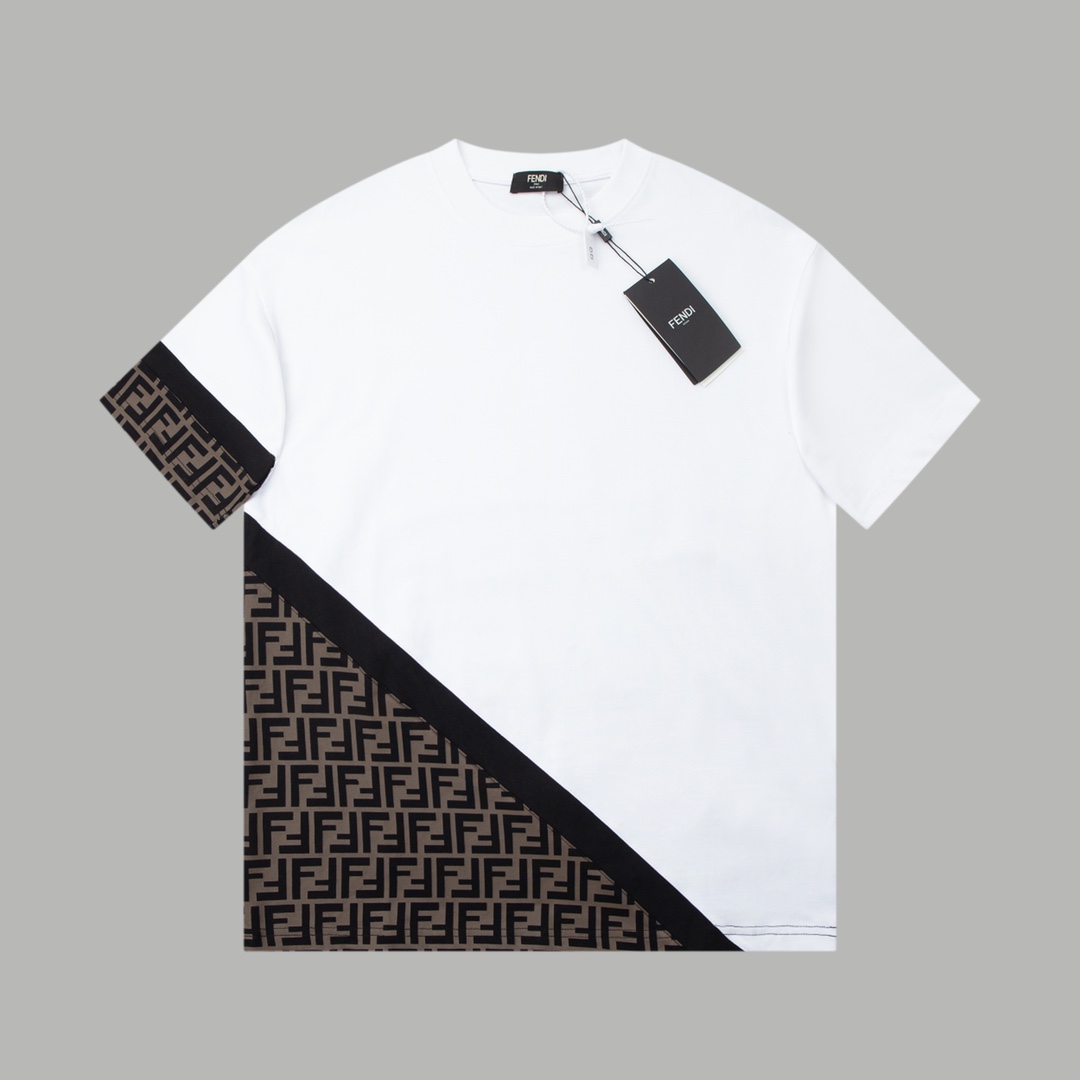 Fendi White Jersey T-shirt - everydesigner