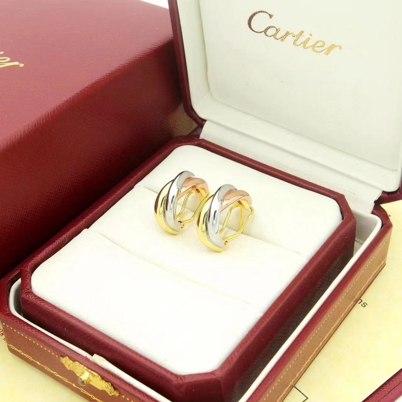 Cartier  'Trinity' Hoop Earrings - everydesigner