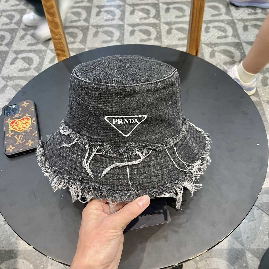 Prada Denim Bucket Hat - everydesigner