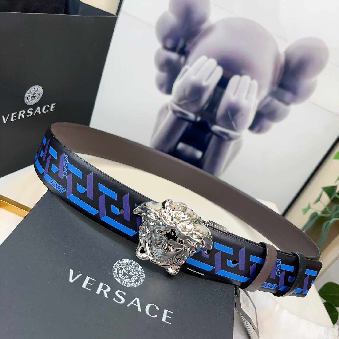 Versace Reversible Leather Belt    40mm - everydesigner