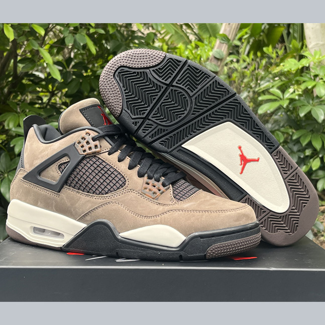 Travis Scott x Air Jordan 4 Retro Brown TS Sneakers    AJ4-766302 - everydesigner