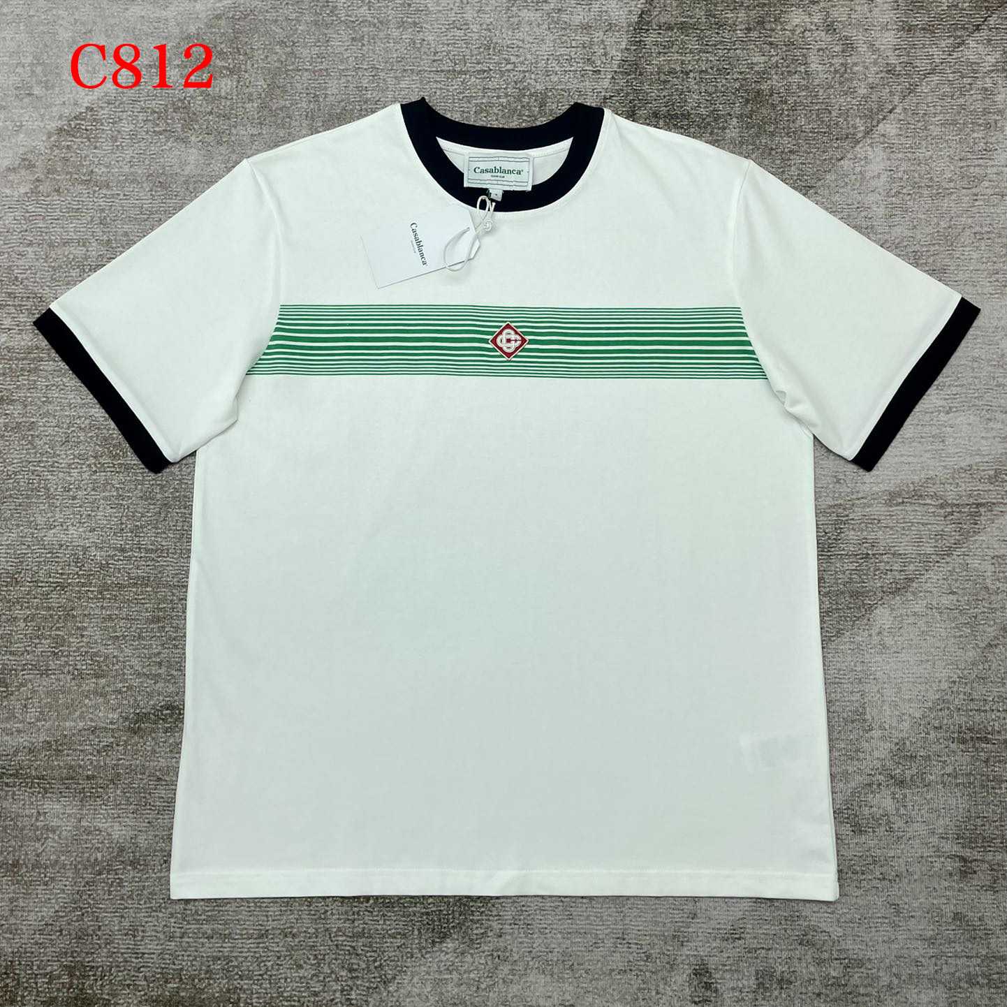 Casablanca Gradient Stripe T-shirt   C812 - everydesigner