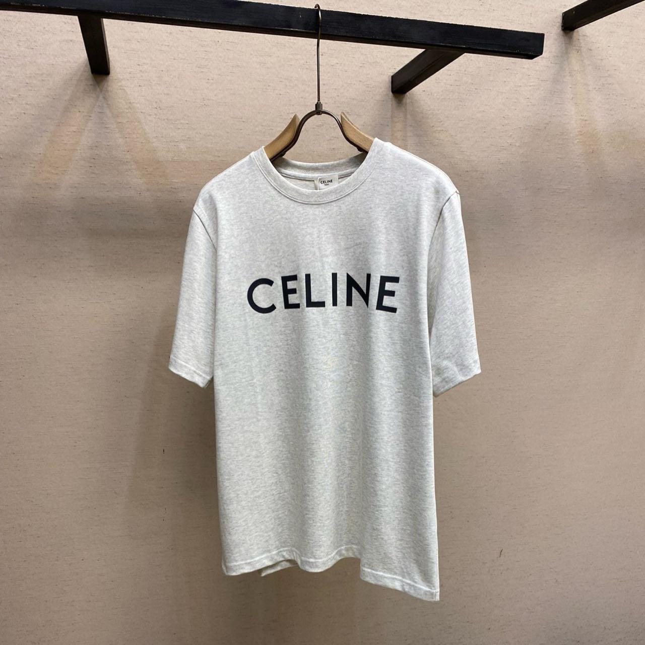 Celine Loose T-Shirt In Cotton Jersey - everydesigner