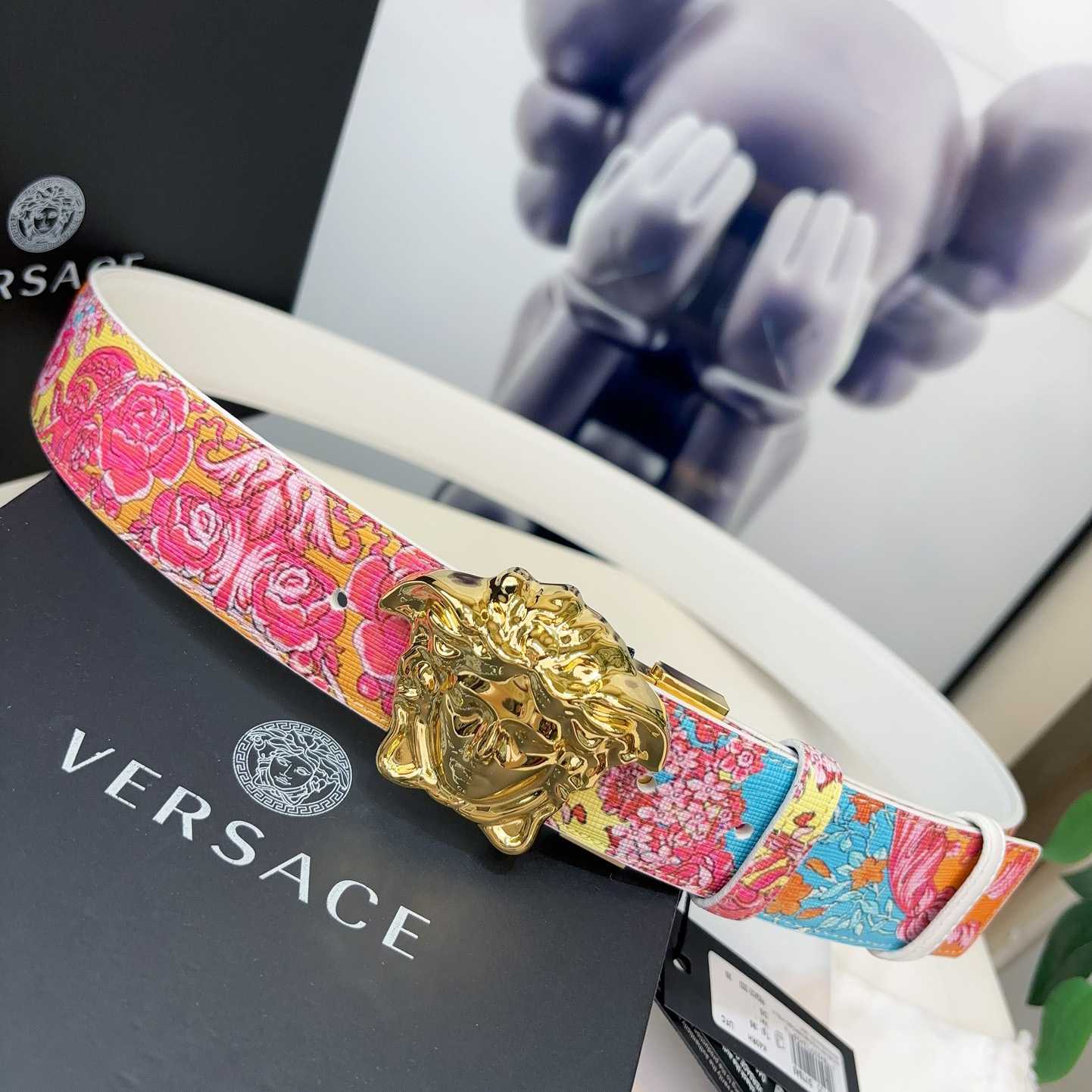 Versace Leather Waist Belt    40mm - everydesigner