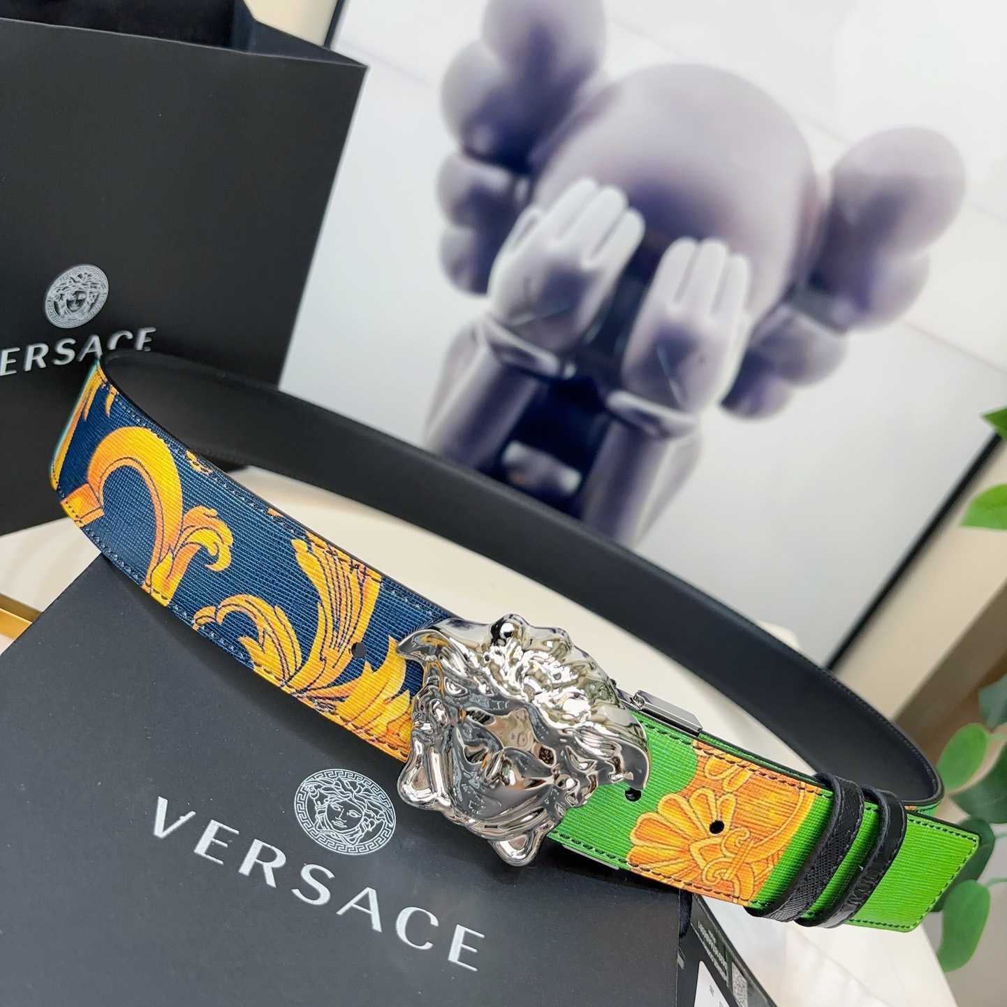 Versace Barocco Reversible Leather Belt    40mm - everydesigner