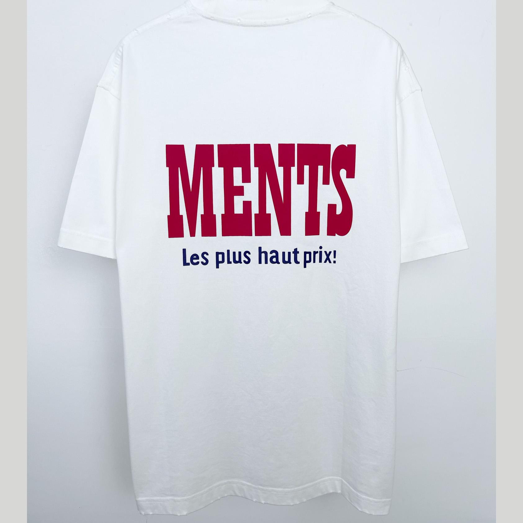 Vetements White 'La Haute Couture' T-Shirt - everydesigner