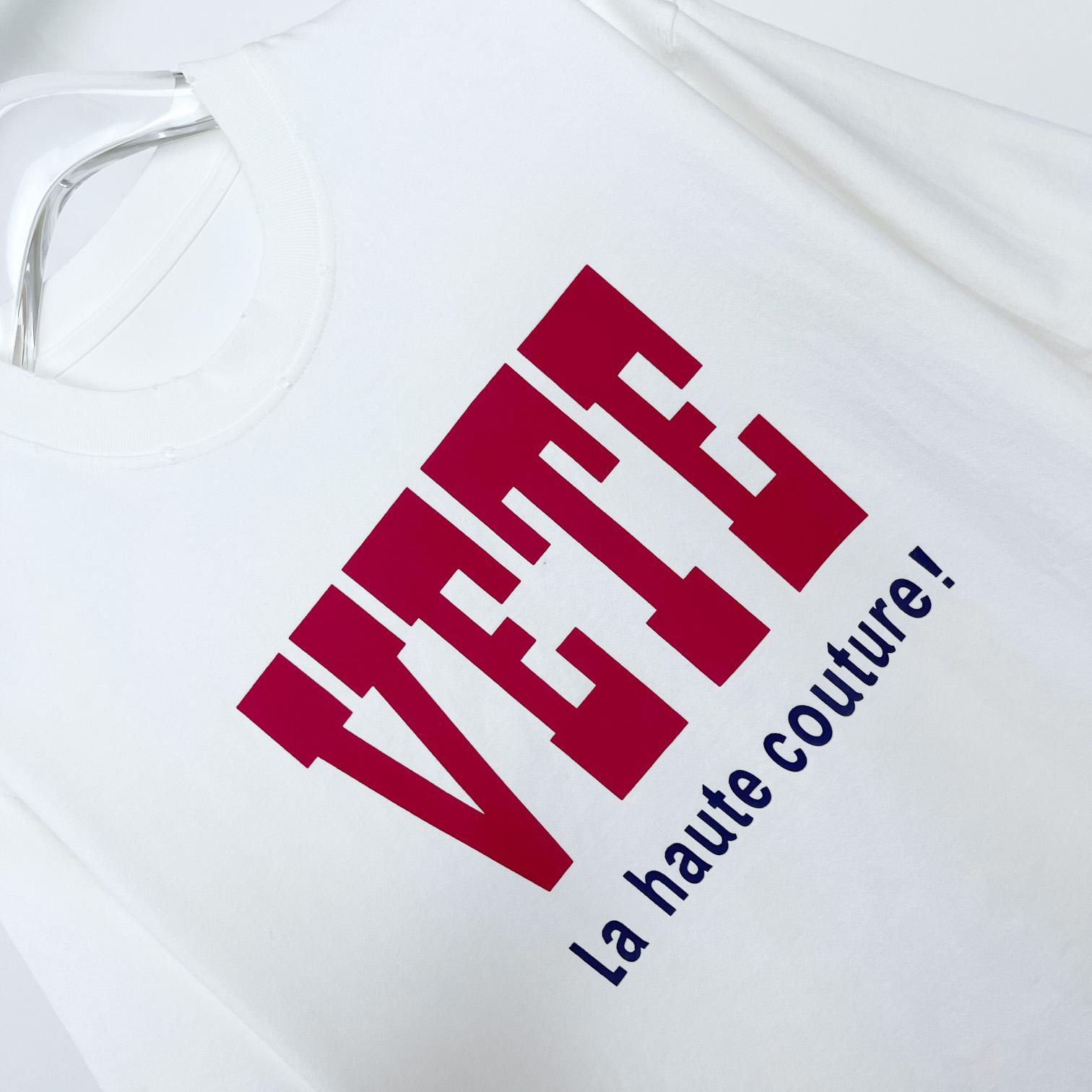 Vetements White 'La Haute Couture' T-Shirt - everydesigner