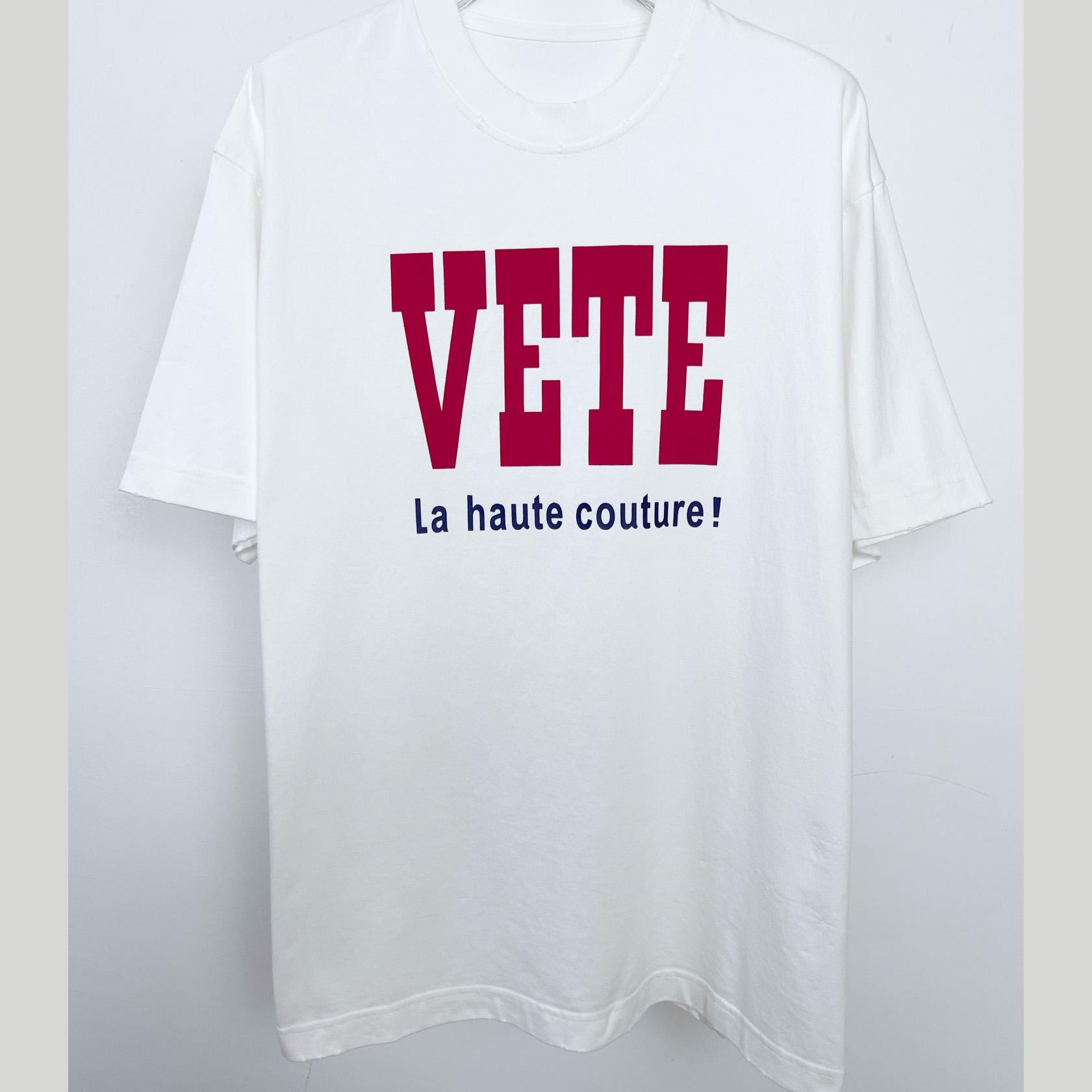 Vetements White 'La Haute Couture' T-Shirt - everydesigner