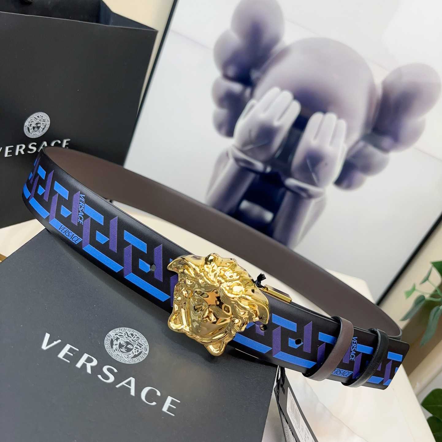 Versace Reversible Leather Belt    40mm - everydesigner