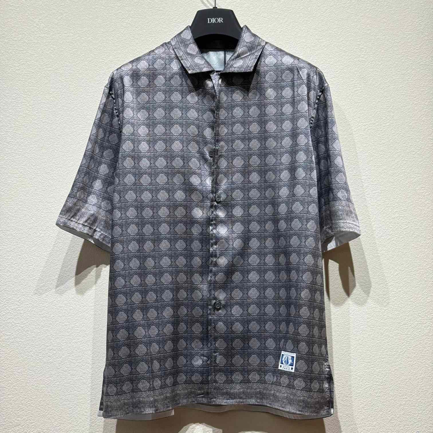 Dior Cannage Short-Sleeved Shirt - everydesigner