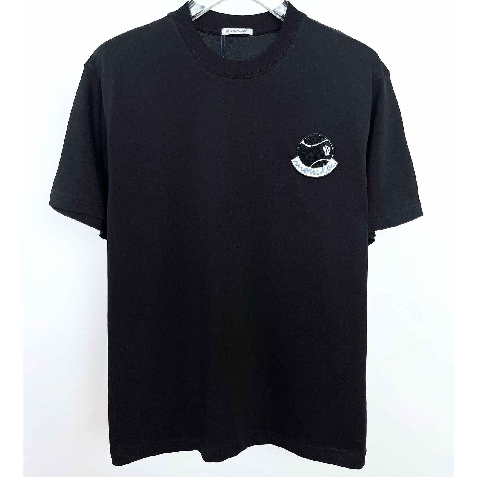 Moncler Tennis Logo Patch T-shirt - everydesigner