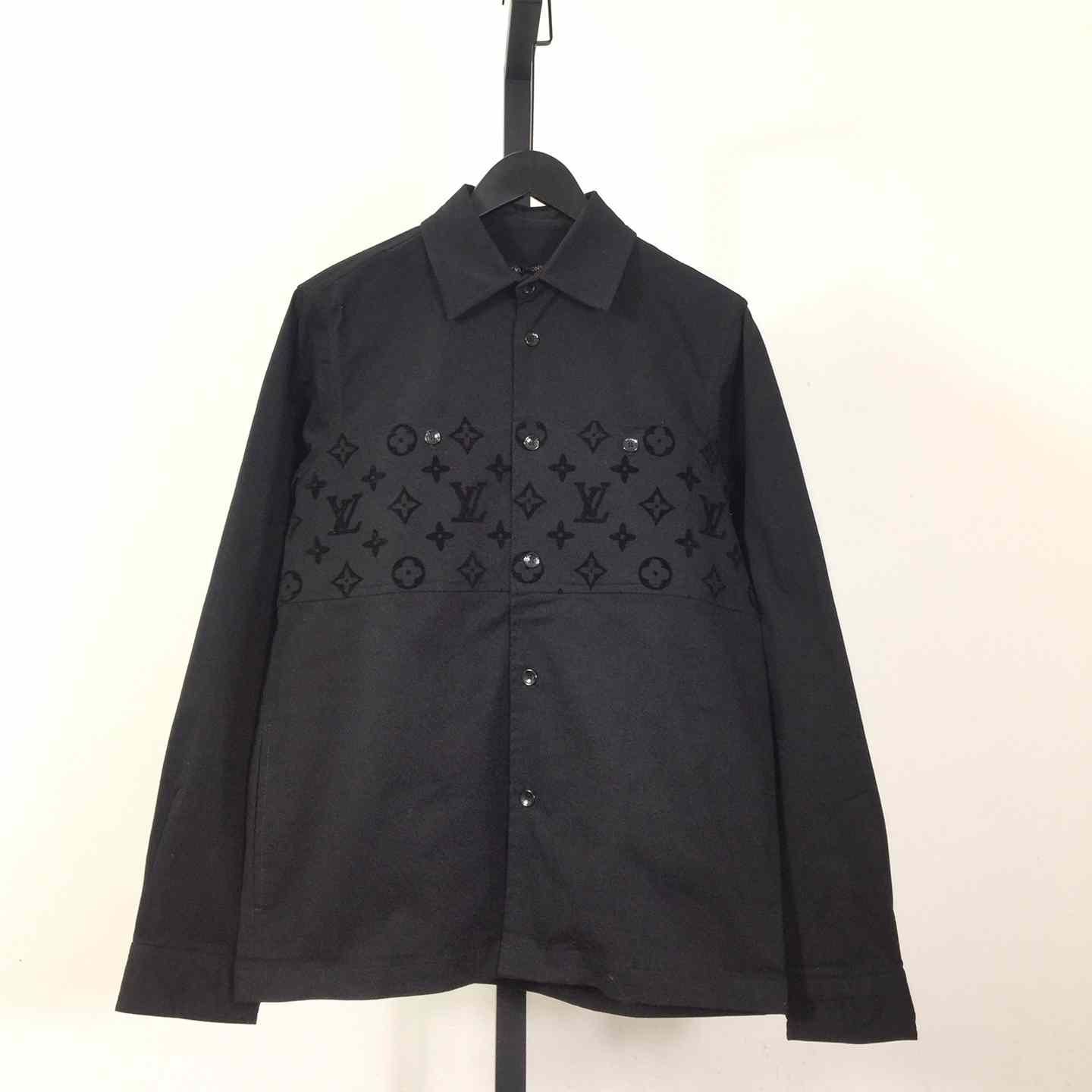 Louis Vuitton Flocked Casual Cotton Overshirt   1AFA83 - everydesigner