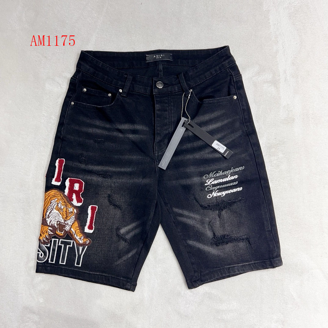 Amiri Slim-fit Denim Shorts  AM1175 - everydesigner