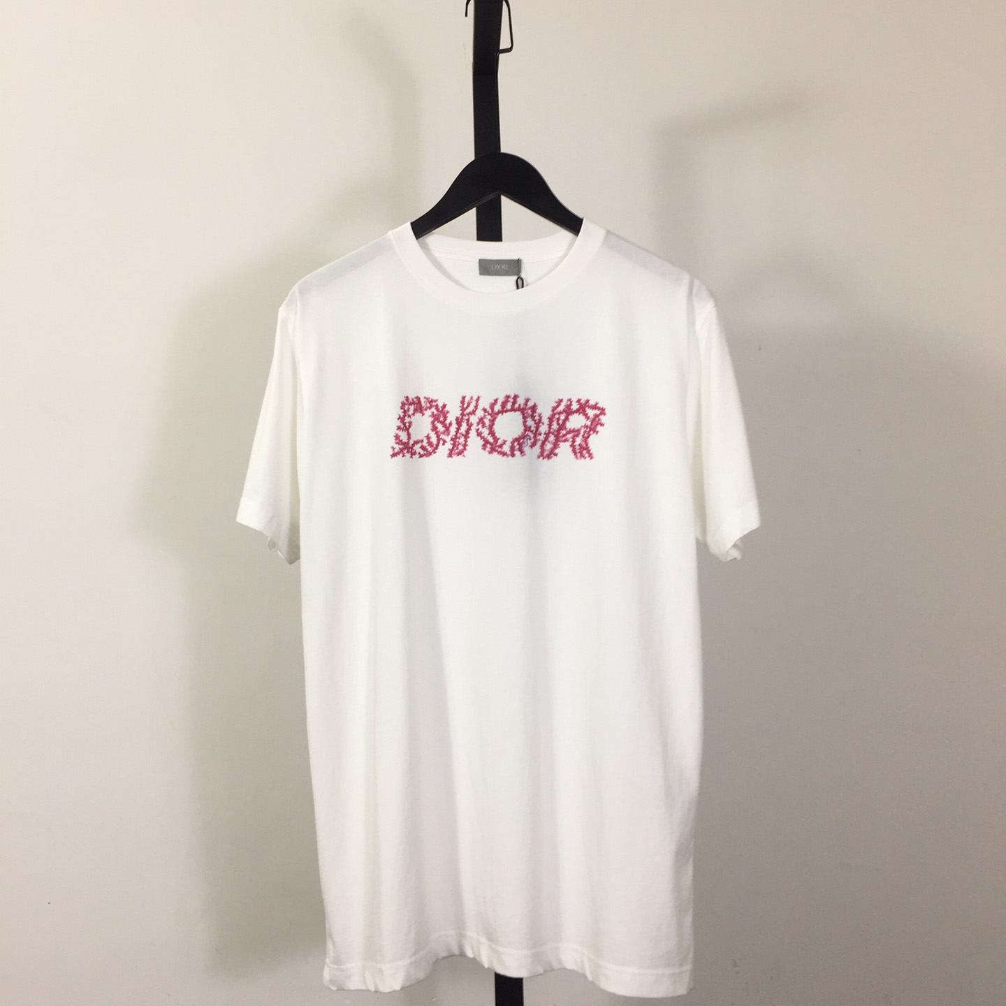 Dior Italic Coral Relaxed-Fit T-Shirt - everydesigner