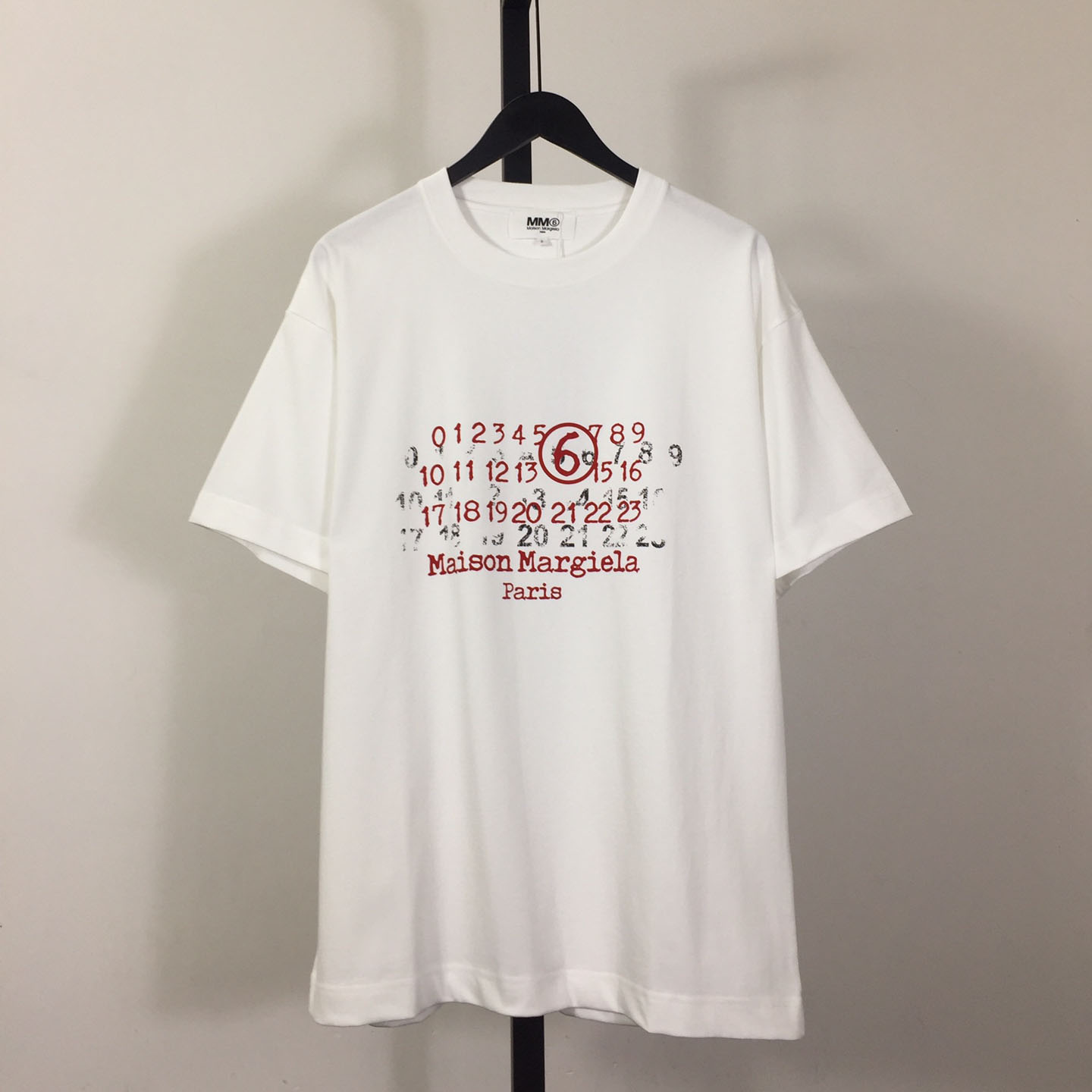 Maison Margiela Numbers-print Cotton T-shirt - everydesigner