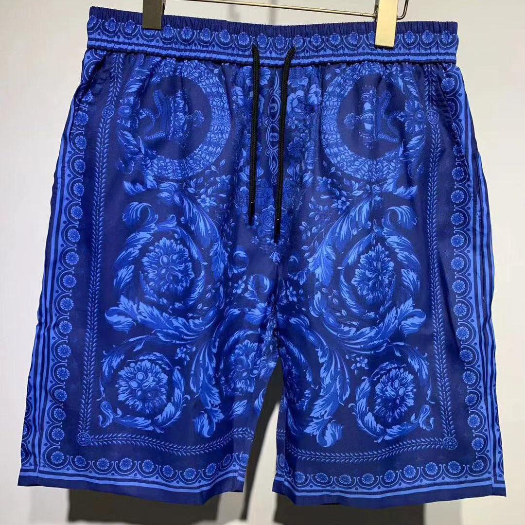 Versace Barocco Silk Shorts - everydesigner