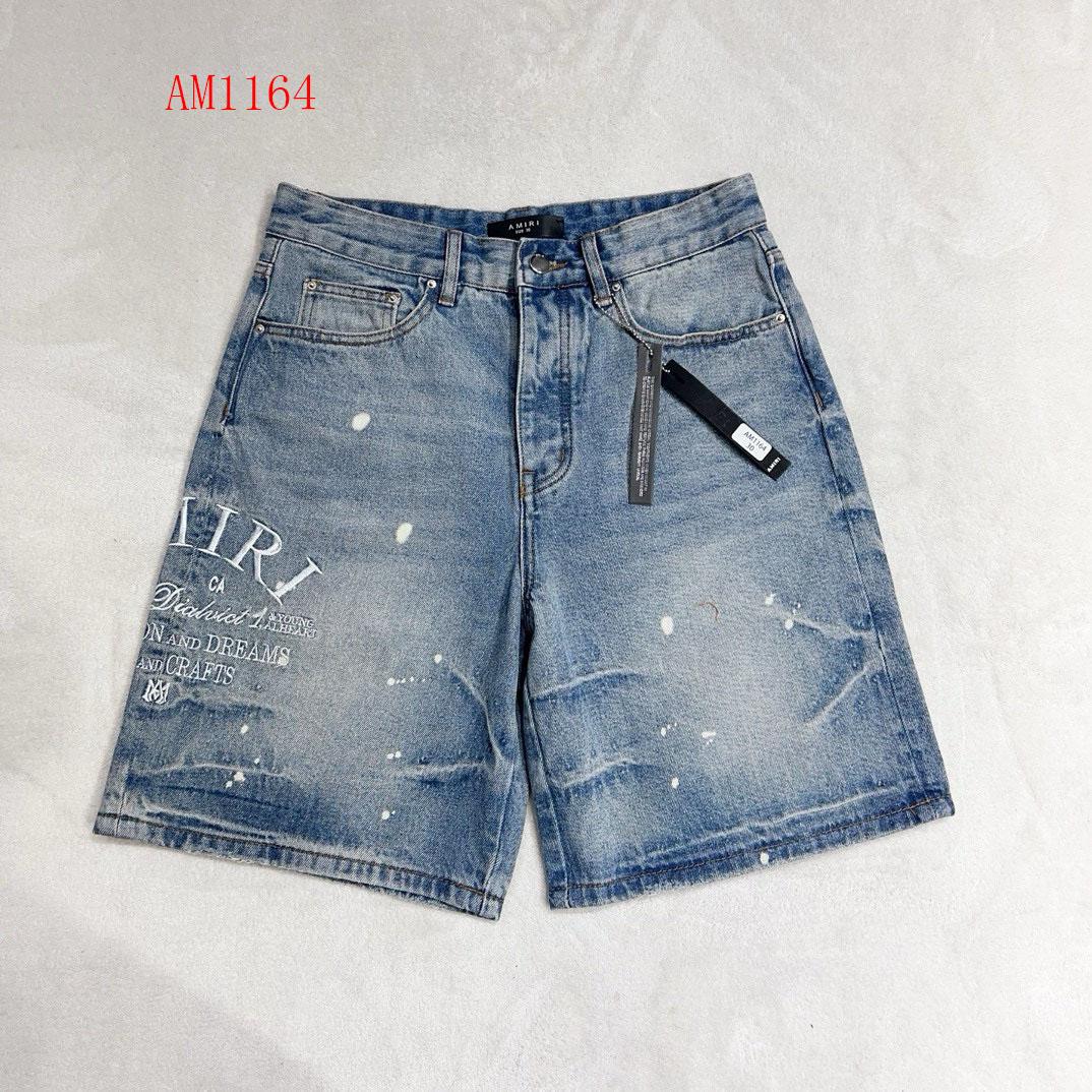 Amiri Slim-fit Denim Shorts  AM1164 - everydesigner