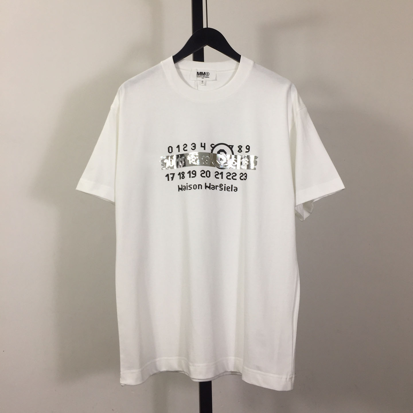 Maison Margiela Numbers-print Cotton T-shirt - everydesigner