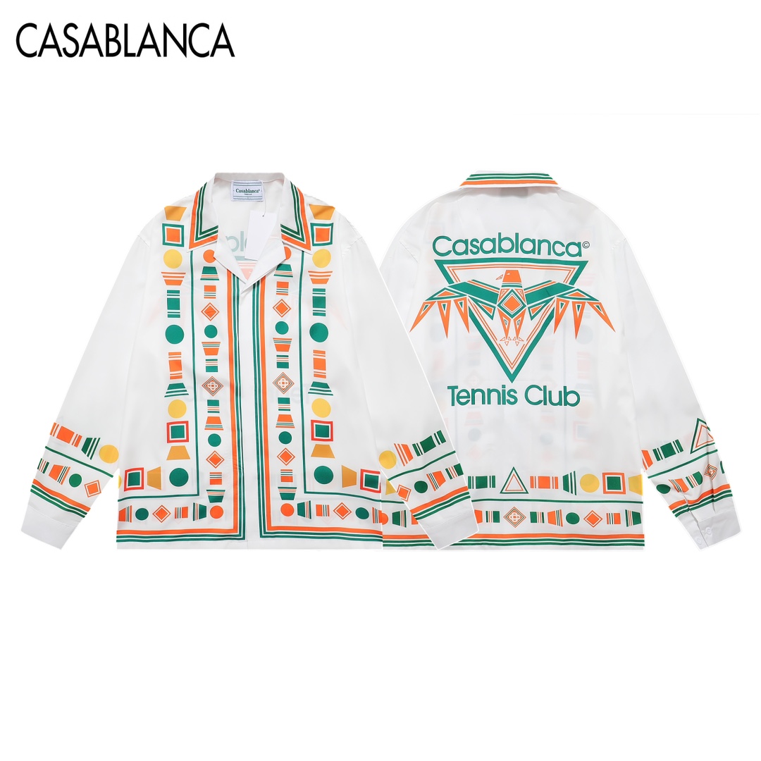 Casablanca Playful Eagle Silk Shirt - everydesigner