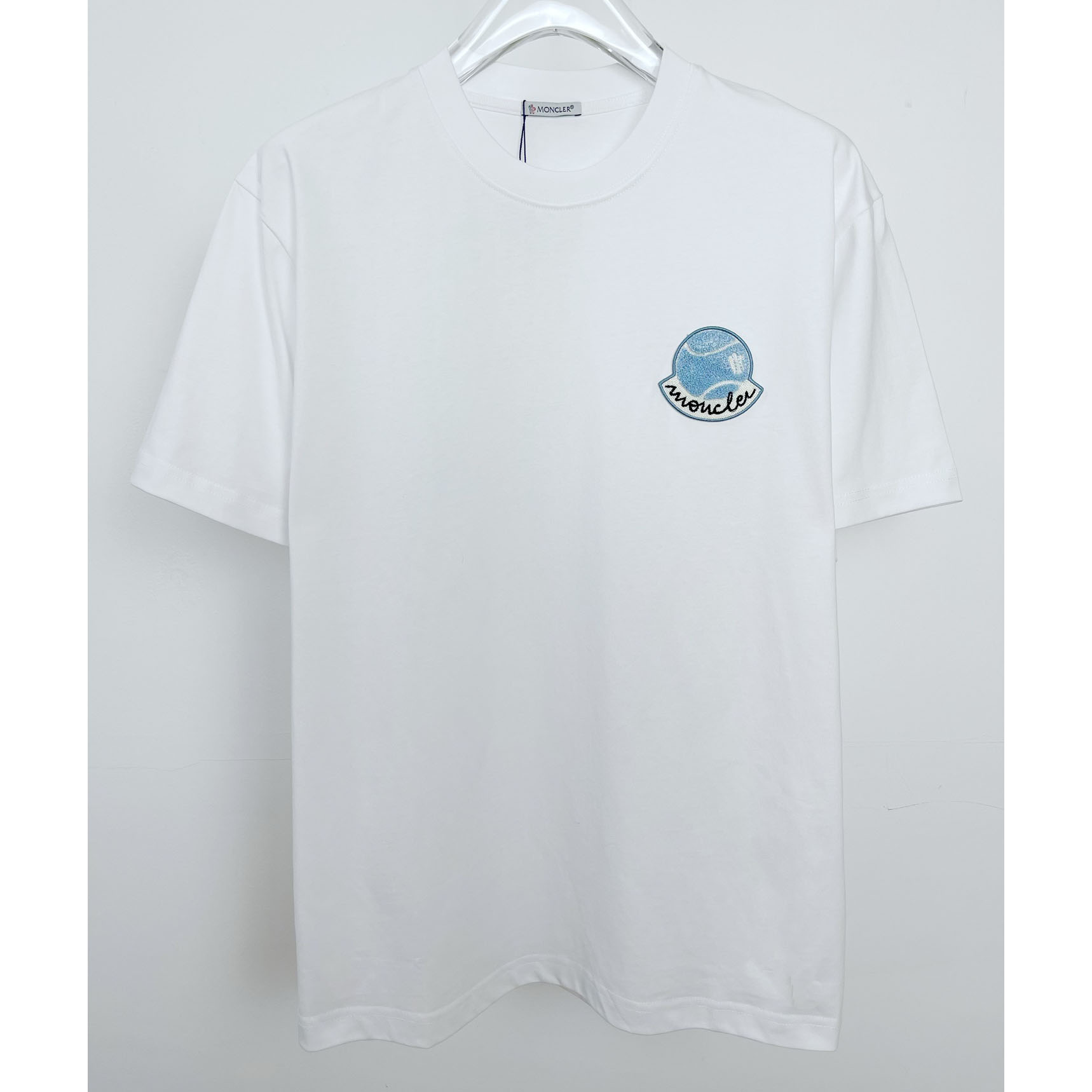 Moncler Tennis Logo Patch T-shirt - everydesigner