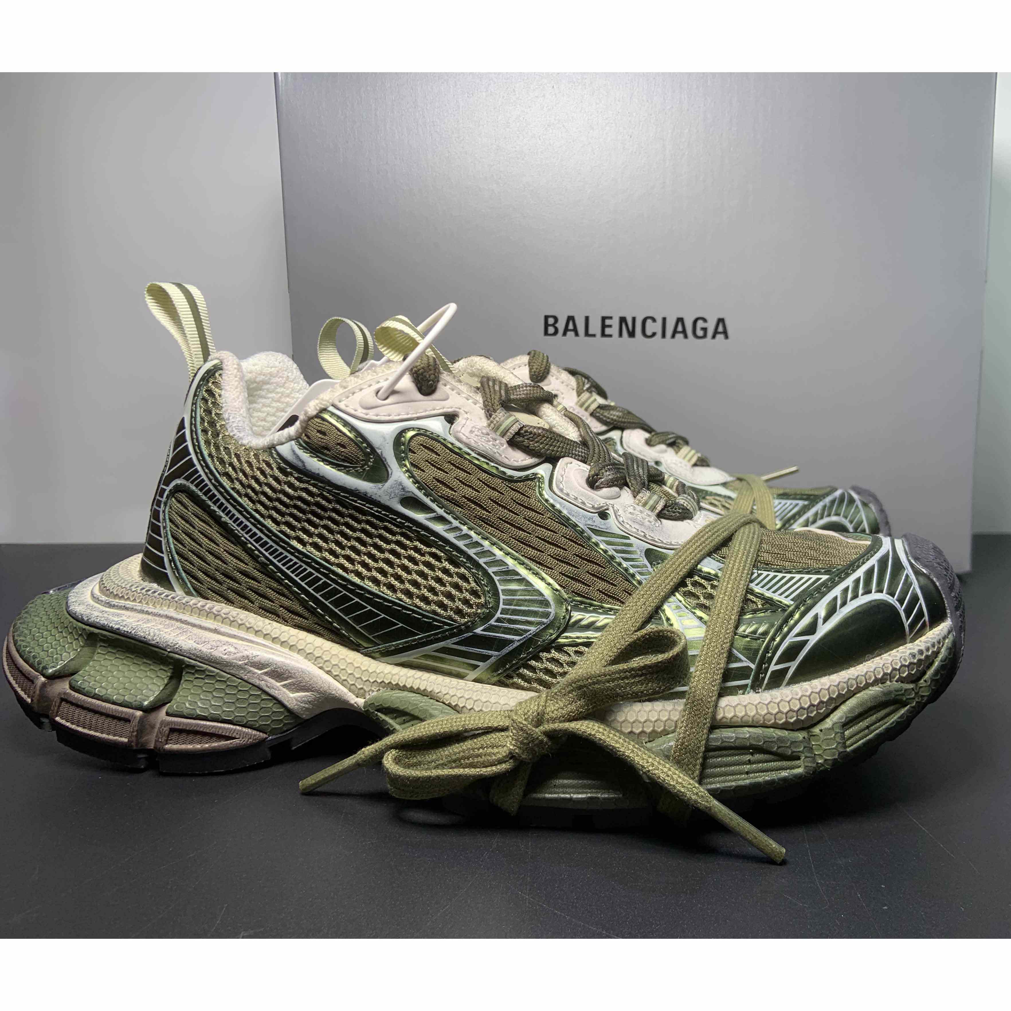 Balenciaga 3XL Sneaker In Dark Green - everydesigner