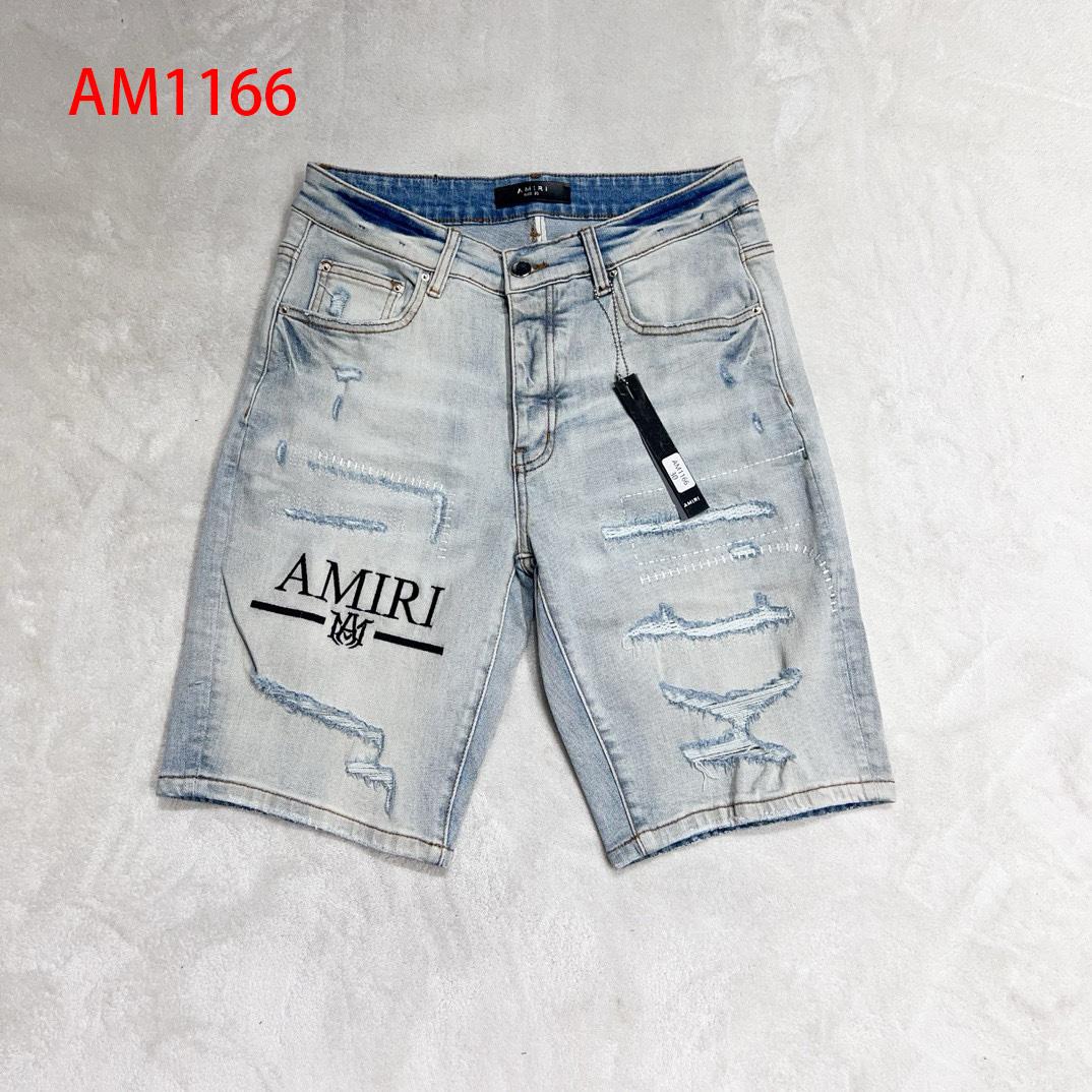 Amiri Slim-fit Denim Shorts  AM1166 - everydesigner