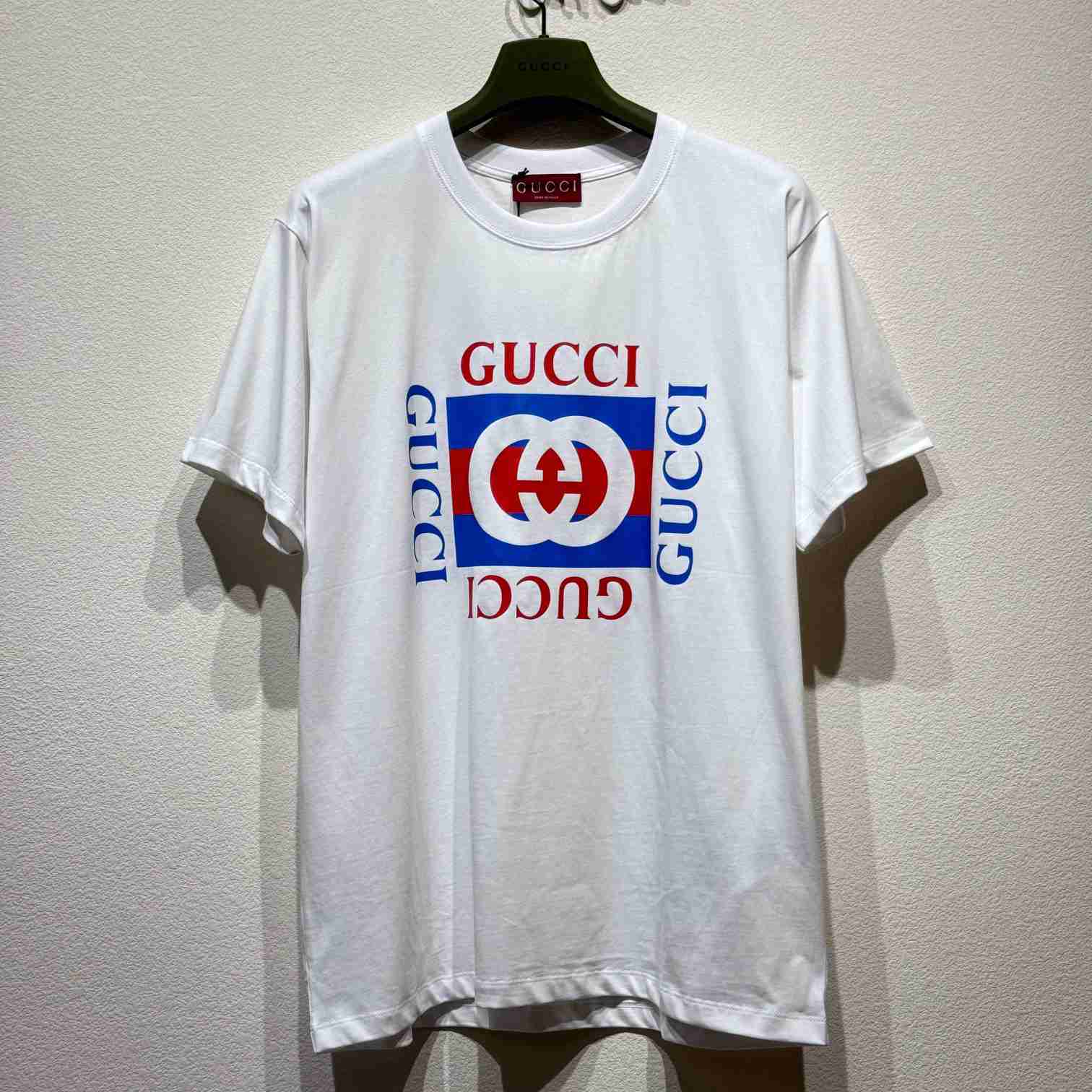 Gucci Cotton Jersey T-shirt With Gucci Print - everydesigner