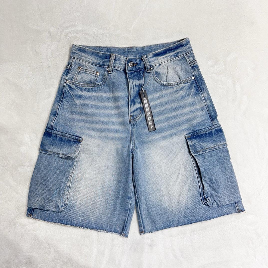 Amiri Slim-fit Denim Shorts   - everydesigner