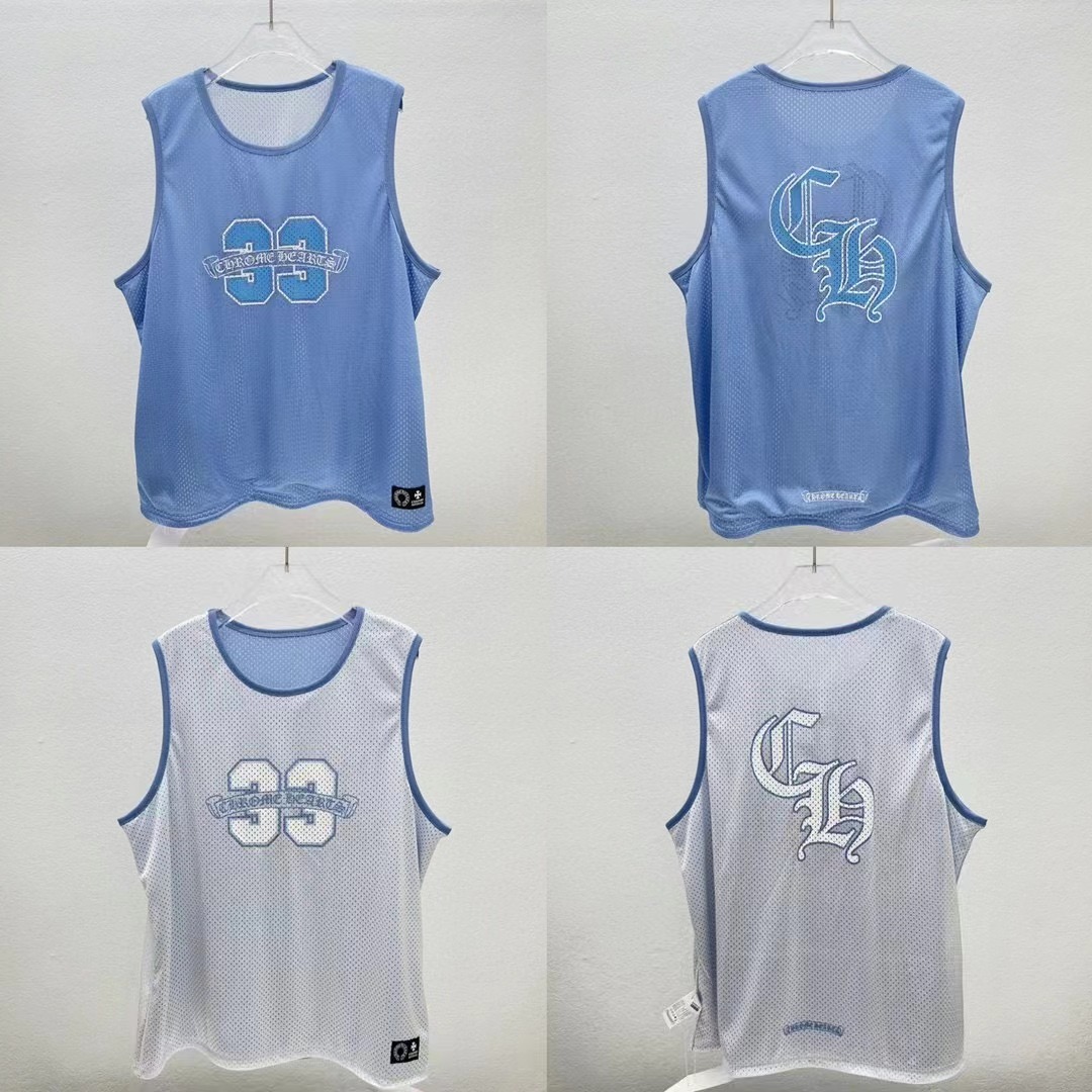 Chrome Hearts Mesh Reversible Sleeveless Jersey - everydesigner