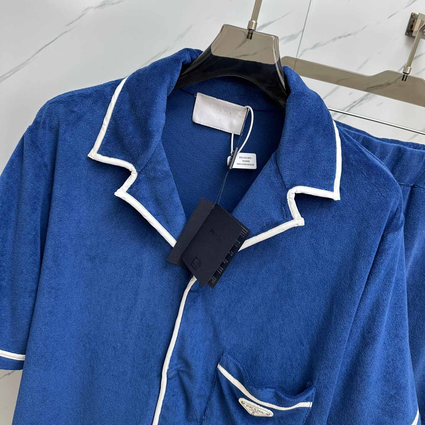 Prada Cotton Bowling Shirt & Shorts - everydesigner