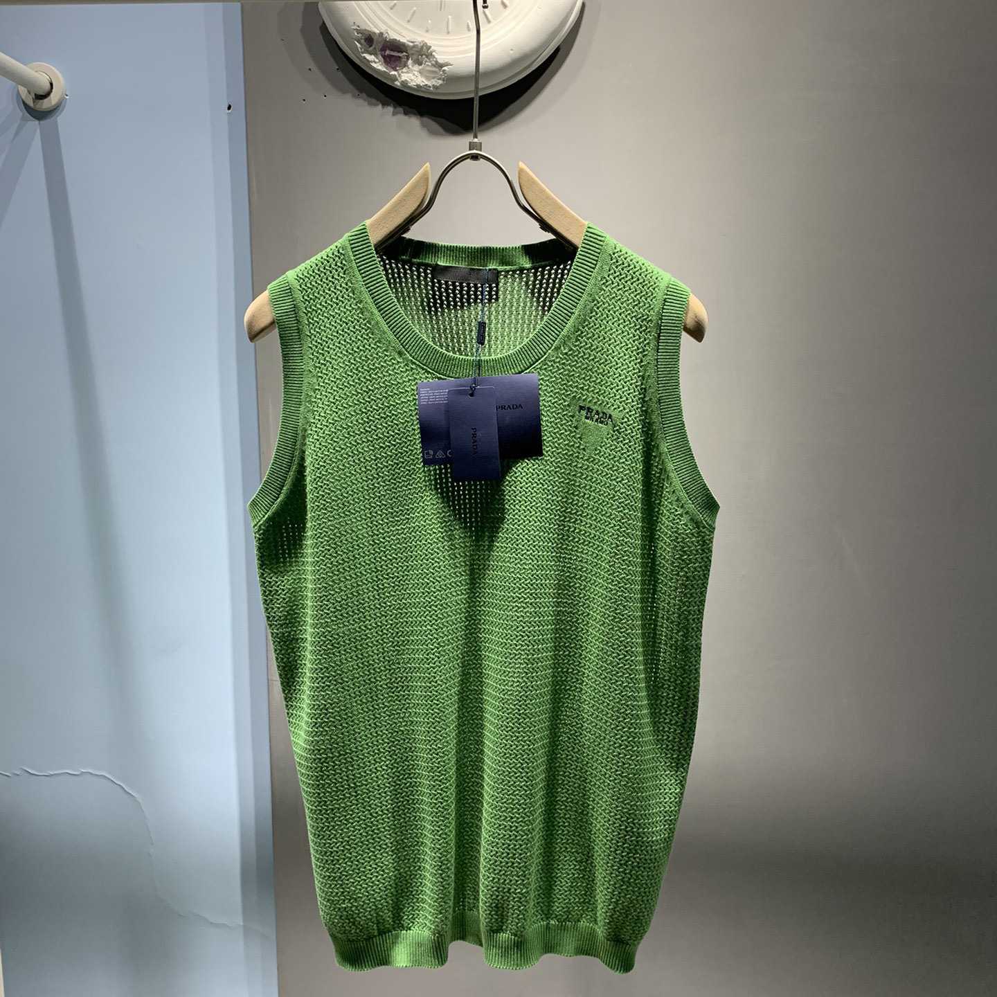 Prada Mesh Knit Tank Top - everydesigner