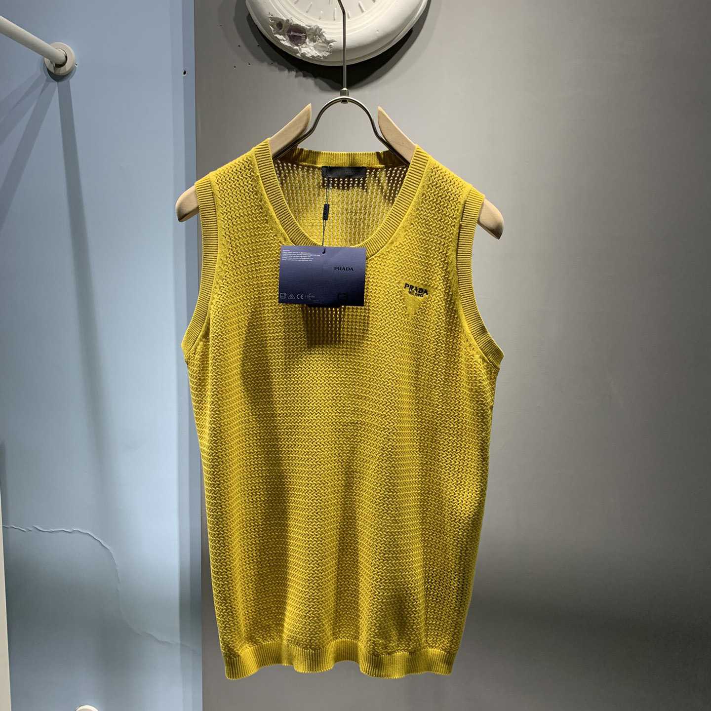 Prada Mesh Knit Tank Top - everydesigner