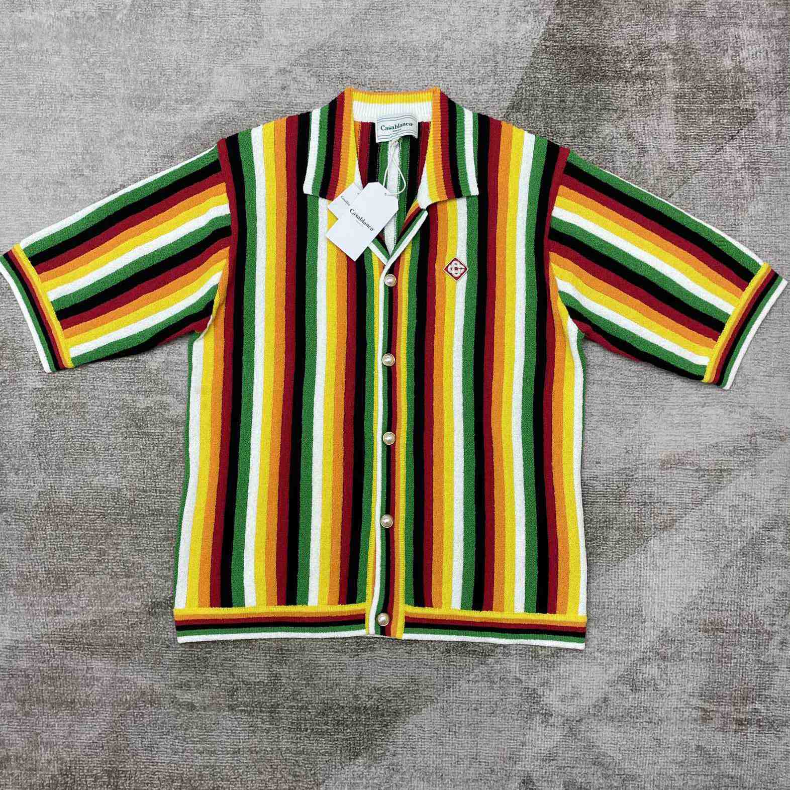 Casablanca Striped Towelling Shirt     D0041 - everydesigner