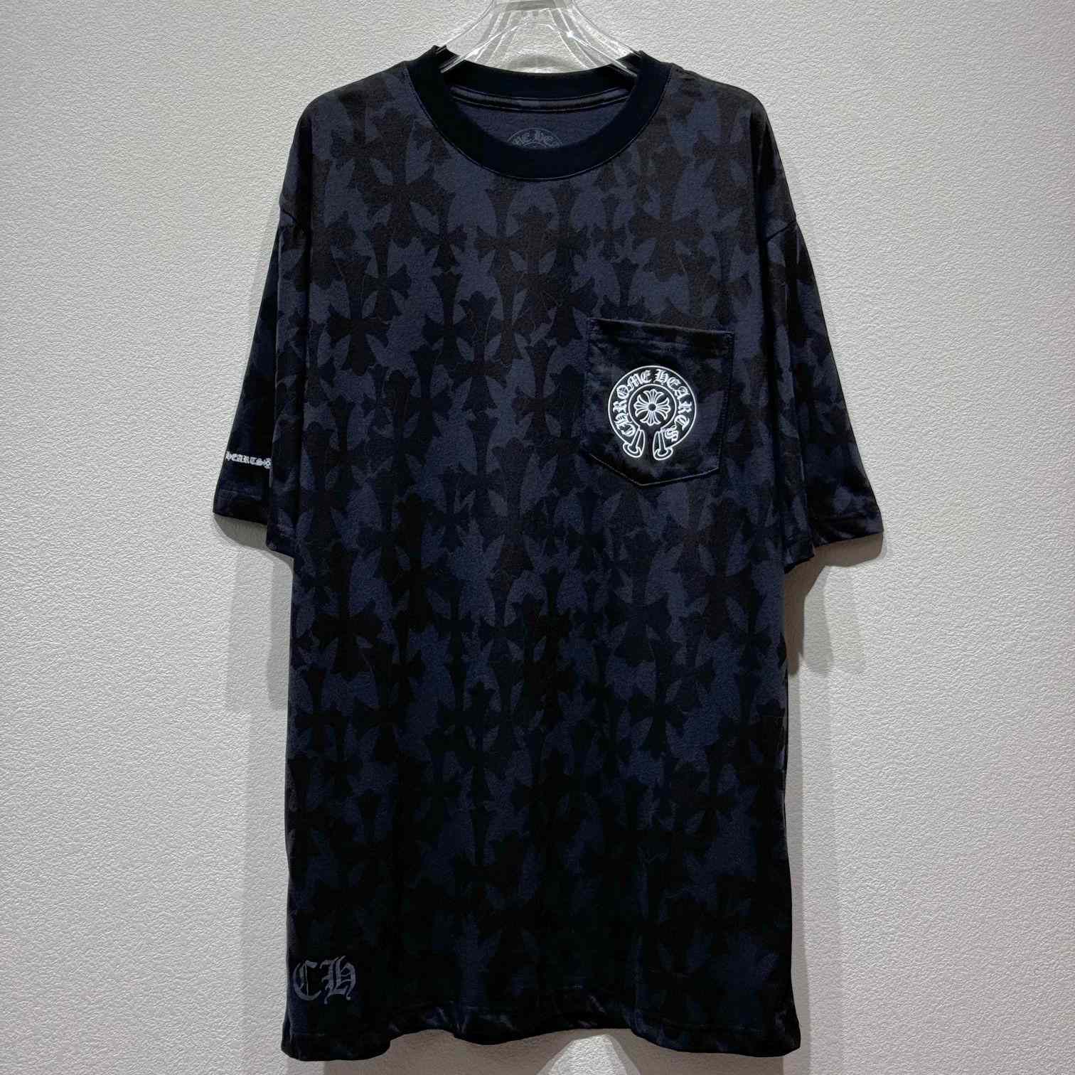 Chrome Hearts Black Cemetery Print Tee - everydesigner