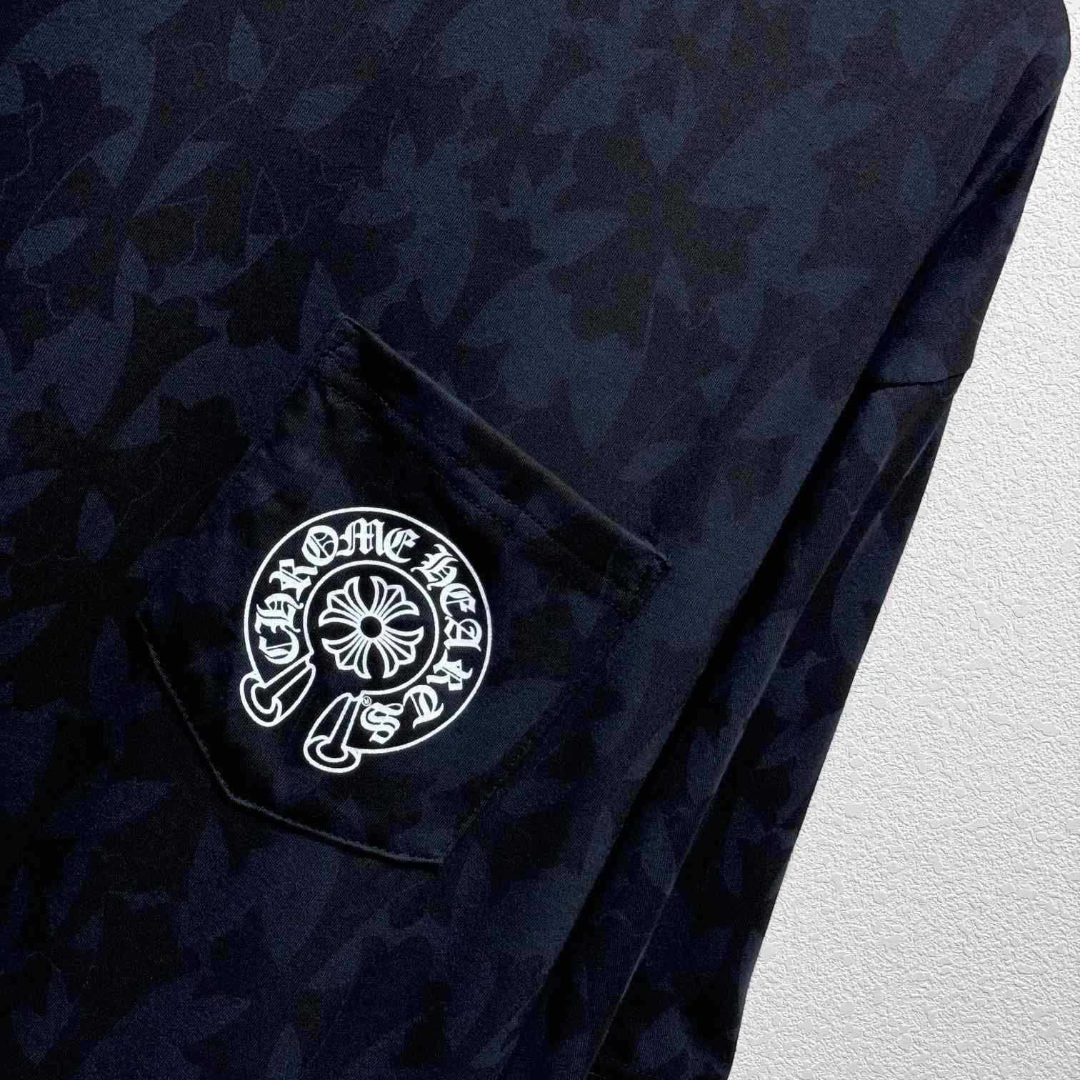 Chrome Hearts Black Cemetery Print Tee - everydesigner