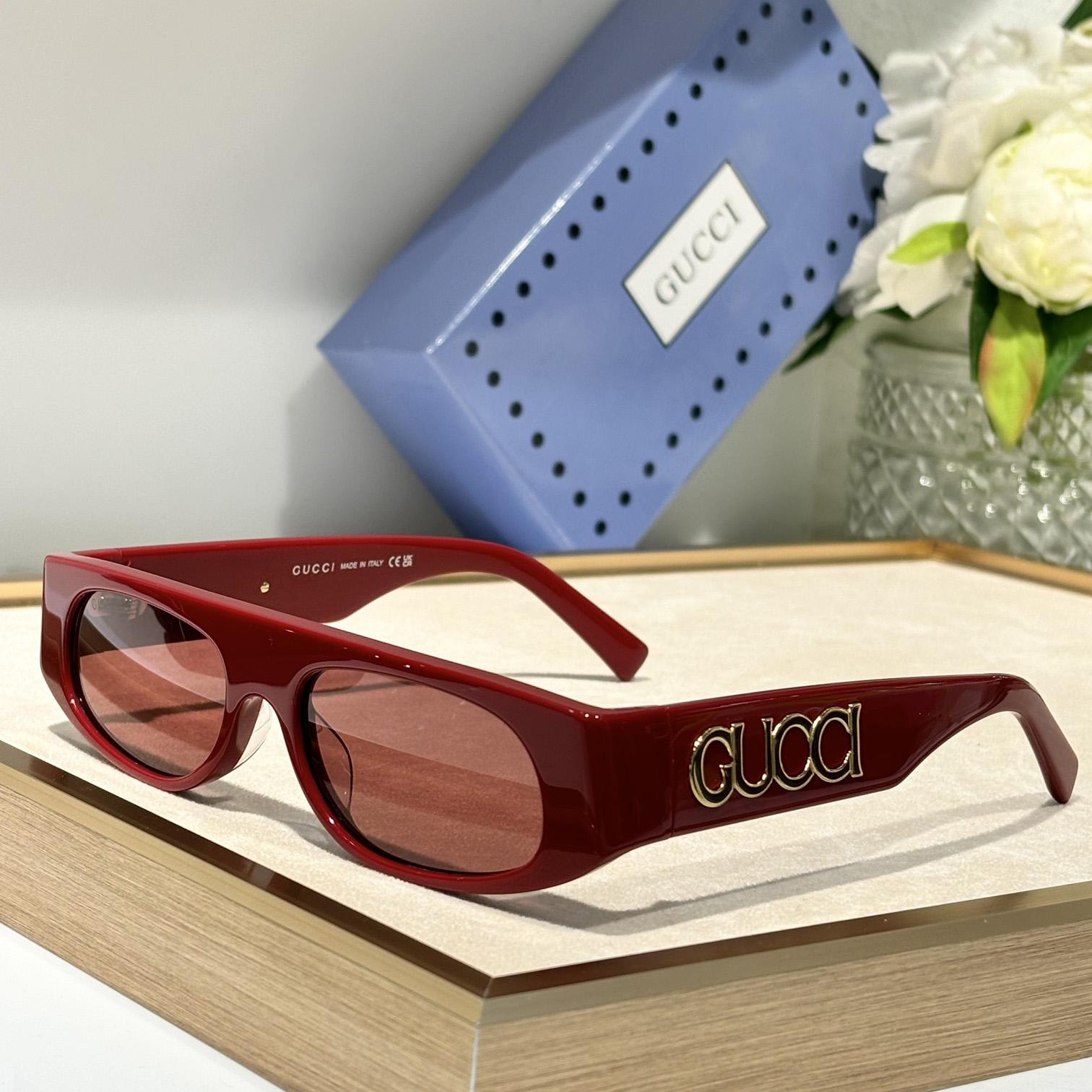 Gucci Geometric Shaped Frame Sunglasses   GG1771S - everydesigner