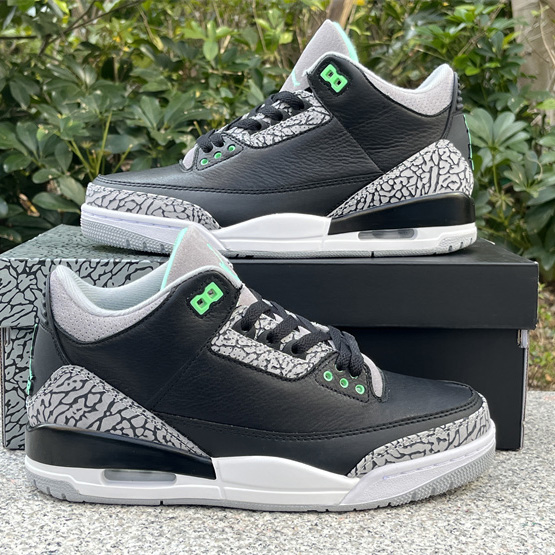  Air Jordan 3 “Green Glow” Basketball Shoes      CT8532-031 - everydesigner