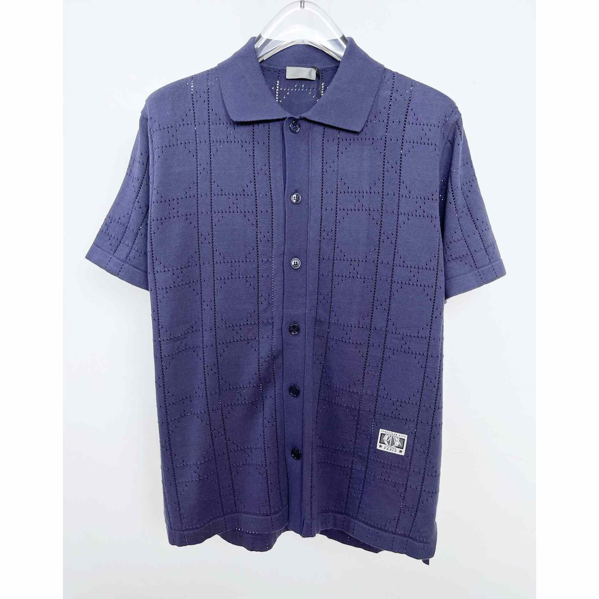 Dior Cannage Short-Sleeved Shirt - everydesigner