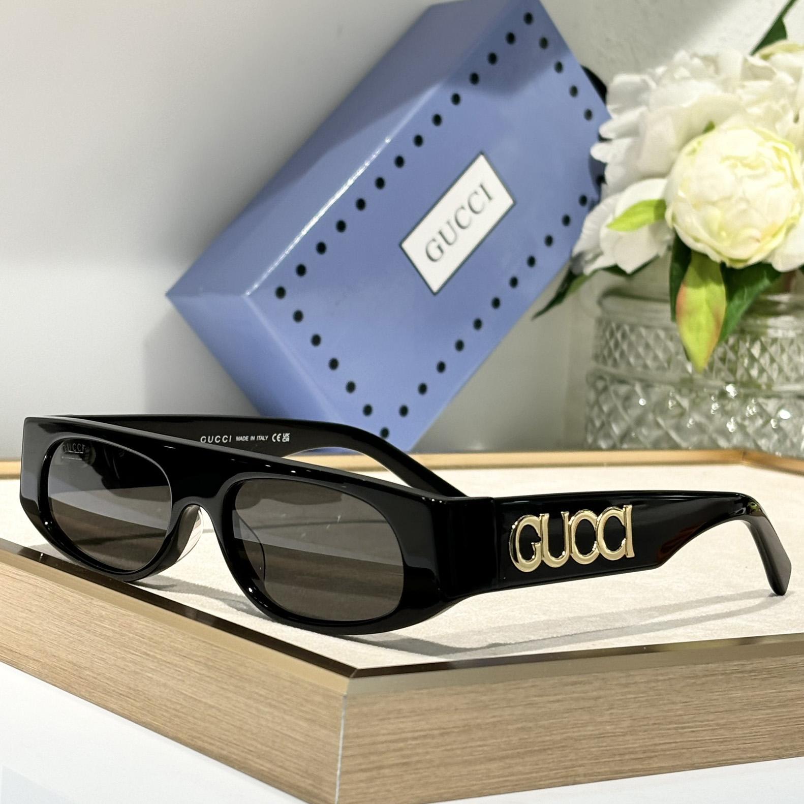 Gucci Geometric Shaped Frame Sunglasses   GG1771S - everydesigner