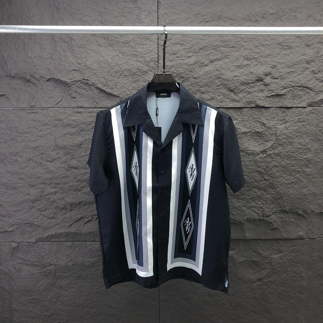 Amiri Diamond Bowling Shirt - everydesigner