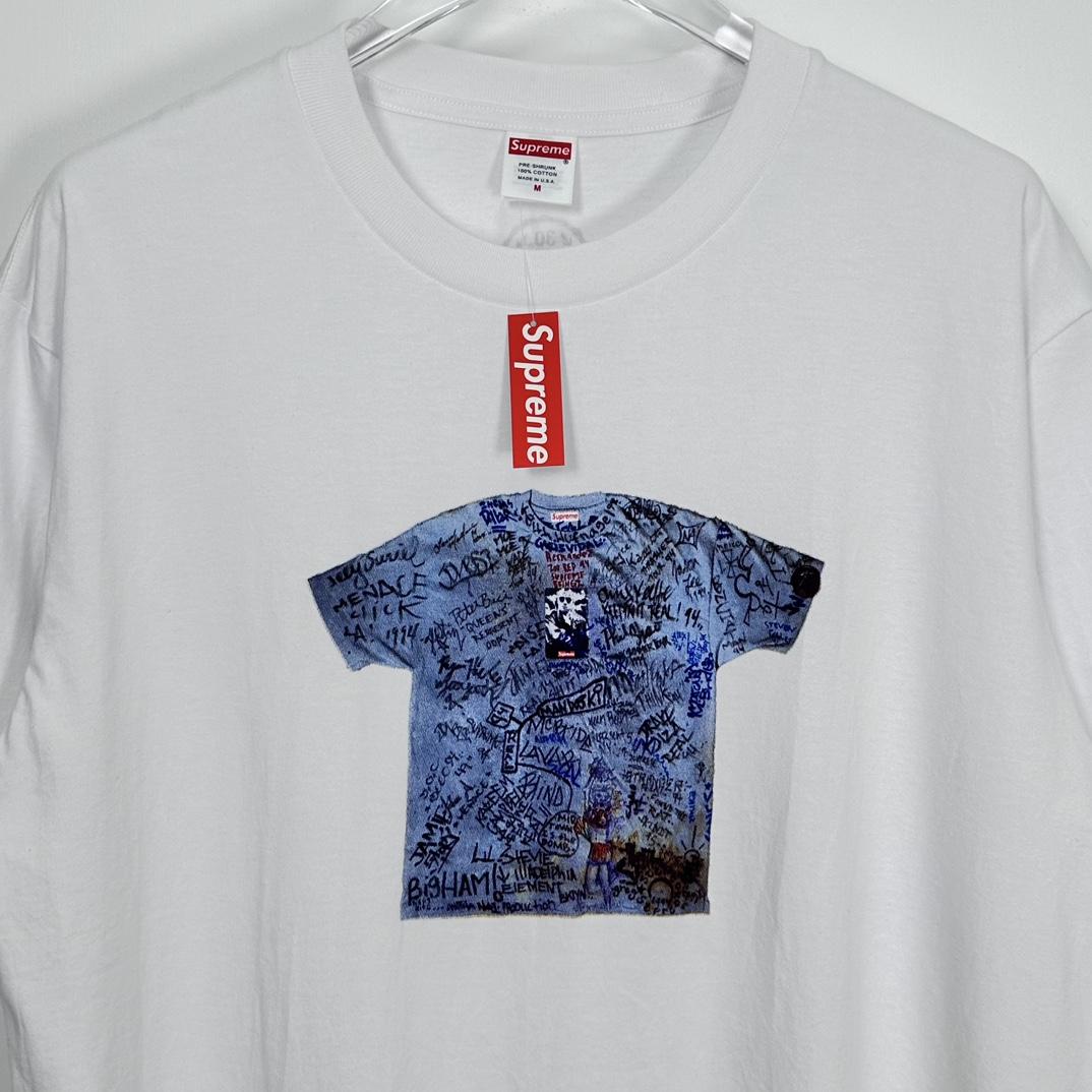 Supreme First Tee - White - everydesigner